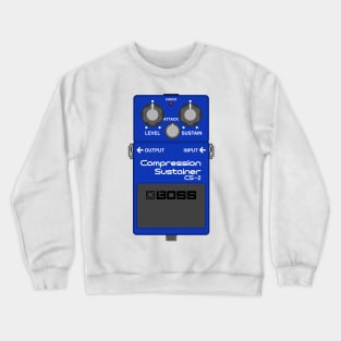 Boss CS-2 Compression Sustainer Guitar Effect Pedal Crewneck Sweatshirt